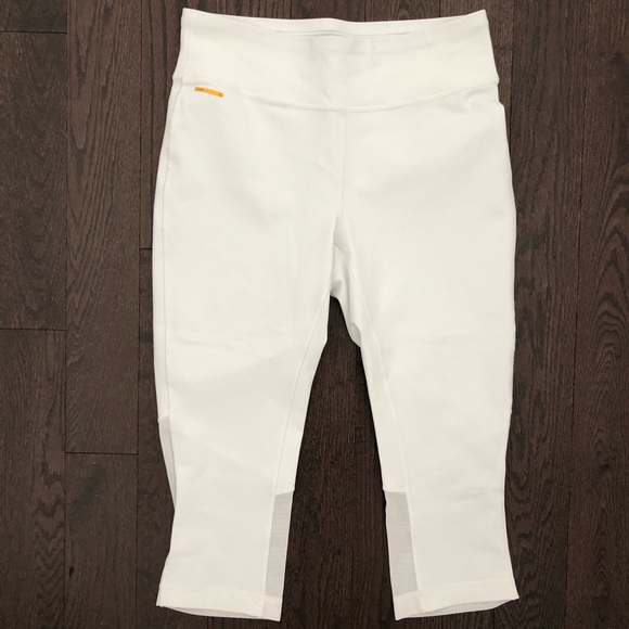 Lolë White Tour Leggings with Mesh 3/4 - Picture 2 of 4